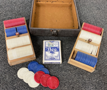 Vintage Poker Set