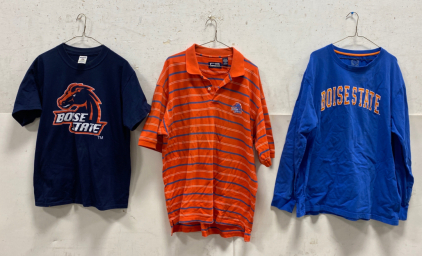 (3) Boise State Shirts - Sizes M/XL