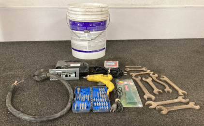 Bucket Of Tools And Hardware