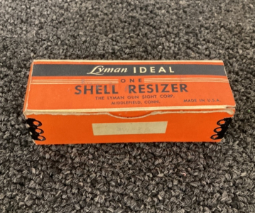 Lyman Ideal One Shell Resizer