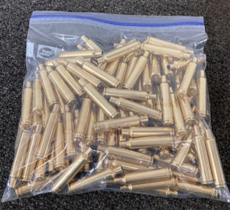 Bag Of .257 Weatherby Mag Brass Casings