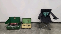 Camp Stove (2) & Chair