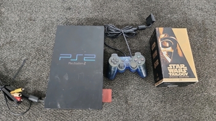 Sony Play Station 2 & Star Wars VHS Collecation