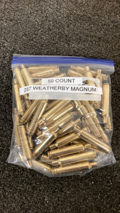 (50) .257 Weatherby Mag Brass Casings