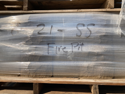 Pallet of Fire Pit Sandstone