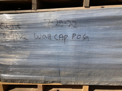 Pallet of Owyhee Wall Cap Posaterra