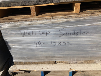 48- Wall Cap Sandstone 10x22