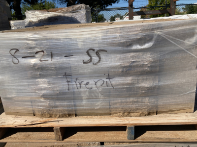 Pallet of Fire Pit Sandstone