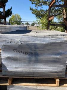 Pallet of Charcoal Column Pavers