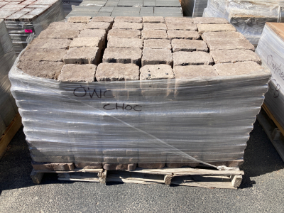 Pallet of Old World Cobble Chocolate Pavers