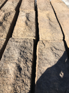 (2) 1/2 Pallets of 12&rdquo; Terra Cotta Blend Edge Blocks