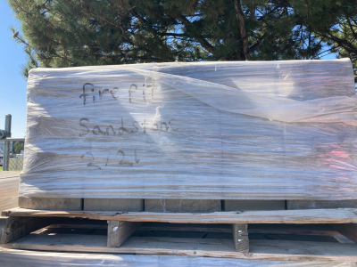 Pallet of Firepit Sandstone