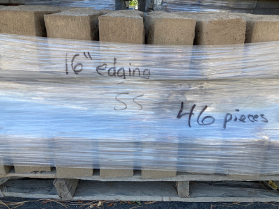 Pallet of 16” Edging Sandstone 46pcs