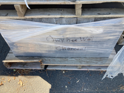 Pallet of Owyhee Wall pavers- Charcoal