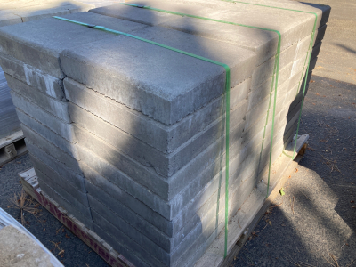 Pallet of 12x12 Gray Pavers