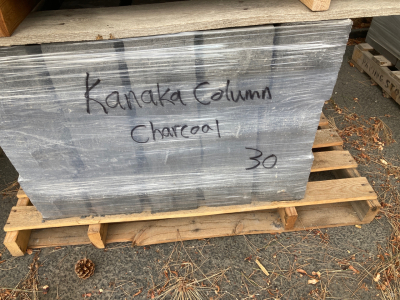 Pallet ofKanaka Column Charcoal 30