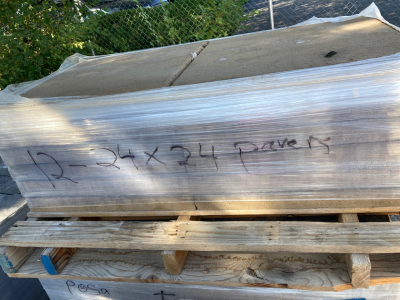 Pallet of 12- 24x24 Pavers