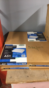 (6) Mills Pride Deep Closet Starter Shelves Lot # 109