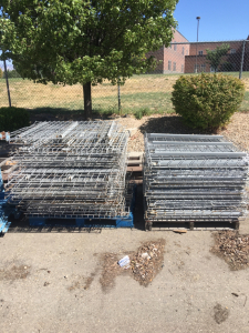 (2) Pallets Of WireShelving Lot # 114