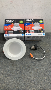(2) Halo gimbal adjustable down light