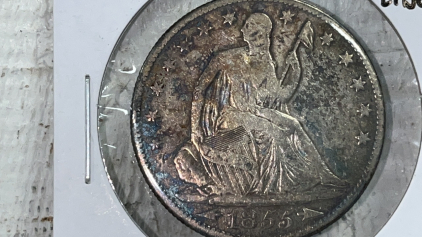 1855-O VF25 Seated Liberty Half Dollar