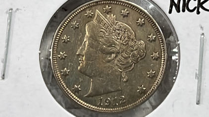 1912 MS61 Liberty V Nickel With "Cents"