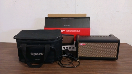 Positive Grid Spark 40 Guitar Amp with Carrying Case