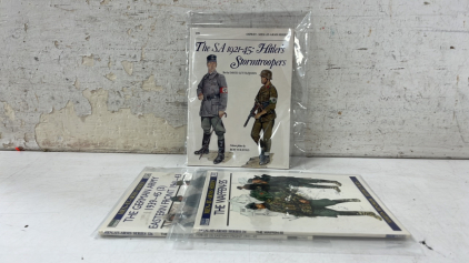 (3) Osprey Men-At-Arms Series German Military Uniform Identification Books Sealed in Bags