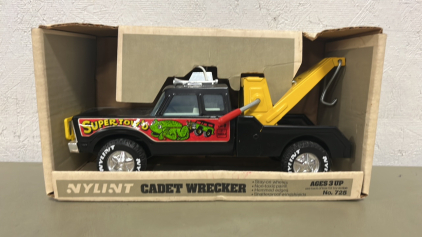 Vintage 11" L Nylint Metal Cadet Wrecker in Box