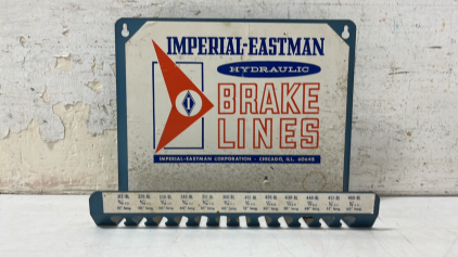 11.5" W x 9" H Vintage Imperial-Eastman Brake Line Display Rack