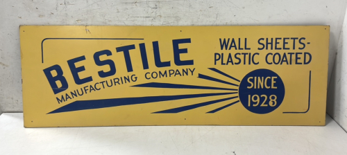 48" W x 16" H Bestile Manufacturing Company Sign