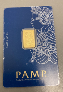 Pamp Suisse 2.5 G 999.9 Fine Gold Bar