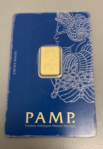 Pamp Suisse 2.5 G Fine Gold Bar 999.9