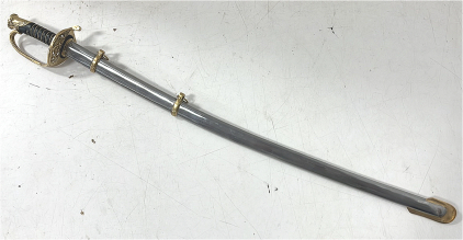 40" Civil War Officer's Sword with Scabbard