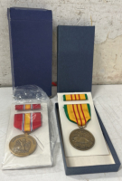 (2) Surplus US Military Medal Sets