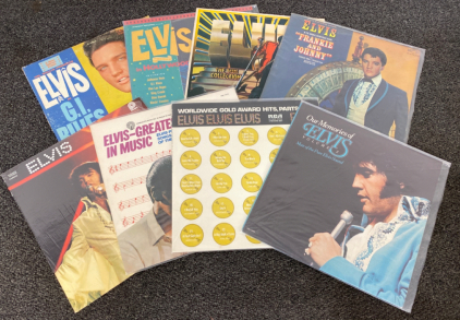 (8) Collectible Elvis Presley Vinyl Records