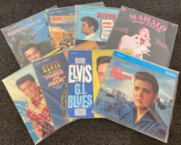 (8) Collectible Elvis Presley Vinyl Records