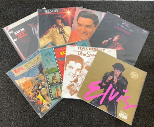 (8) Collectible Elvis Presley Vinyl Records