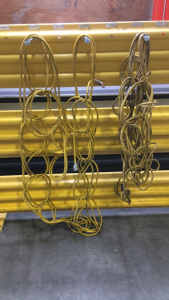 (2) Heavy Duty Yellow 100’ Extension Cords