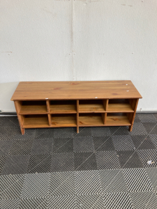 Wood Shoe Rack