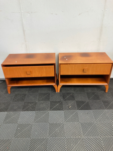 (2) Small 1-drawer End Tables