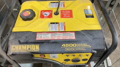 Champion 4500/3650 Watt Generator