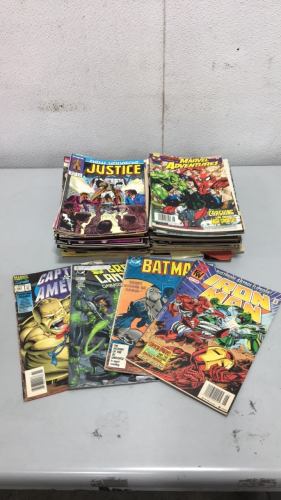 Marvel-DC comics. Captain America, Batman, Iron Man, Wonder Woman and Lots More