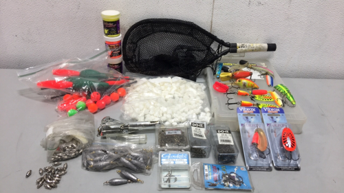 Vibrax Bluefox Lures, Storm Lures, Eagle Claw Hooks, Pro Tec Powder Paint + Others