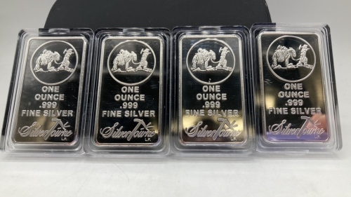 (4) Silver Bars