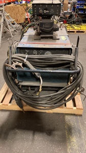 Miller welder with feeder