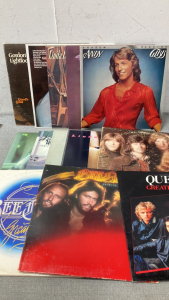 Vinyl Records Records by ‘Queen’, ‘Bee Gees’ and Other Artists