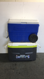 (2) 55- Quart Coolers