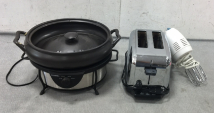 Crock Pot, Toaster and Blender