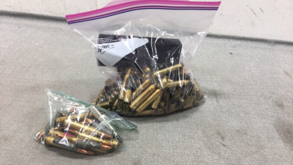 Bag of 1mm Ammo and Bag of Spent Shell Casings